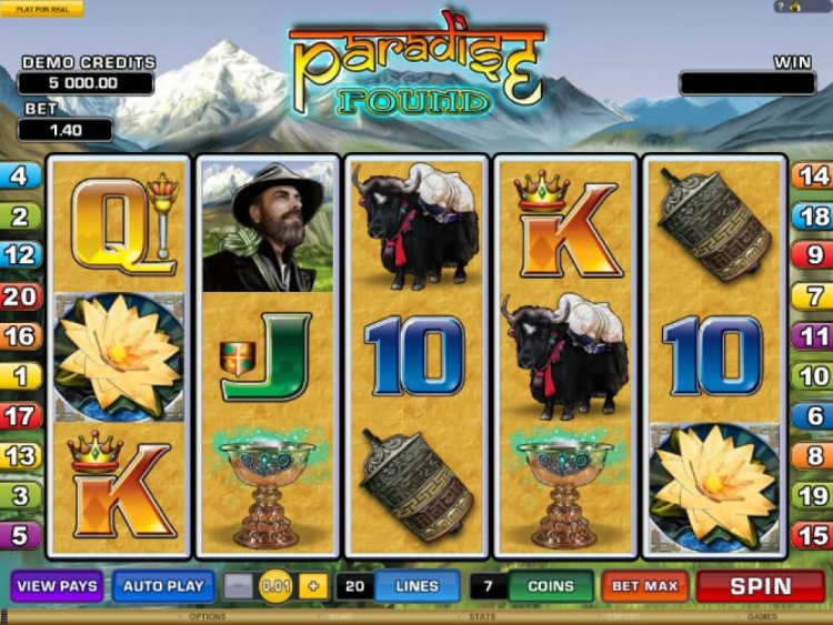 Игровой автомат «Paradise Found» в онлайн казино Адмирал Х